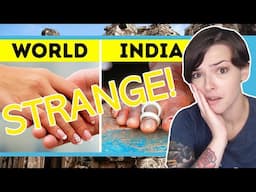 Weirdest Things about India?! | REACTION