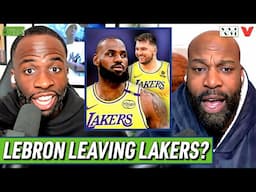 Will LeBron James LEAVE Lakers this NBA offseason after Luka trade w/ Mavericks? | Draymond & Baron