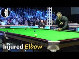 Ronnie Hurts His Elbow on the Shot | O'Sullivan vs Andrew Pagett | 2023 English Open R1