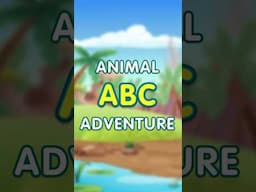 Learn Alphabet with Animals #short #shorts #kidslearning #alphabets