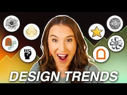 Top 8 GRAPHIC DESIGN TRENDS comin' in HOT for 2025 🔥