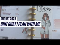 Chit Chat Plan With Me | Where Have I Been?! | August 2023 Half Letter