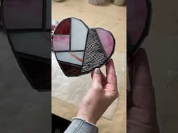 Mosaic Magic! My Easy Method for Finishing the Back of a Colorblock Heart ❤️✨