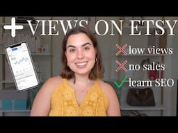 3 WAYS TO GET MORE VIEWS ON ETSY - how to drive traffic to Etsy shop