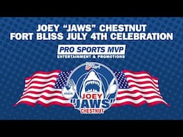 Joey Chestnut July 4th Fort Bliss Meat and Greet