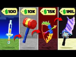 Upgrading to a $1,000,000 Sword in Minecraft