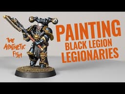 Painting Black Armor: Black Legion Legionaire