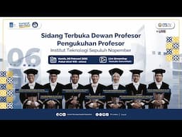 [LIVE] Sidang Terbuka Dewan Profesor: Pengukuhan Profesor ITS