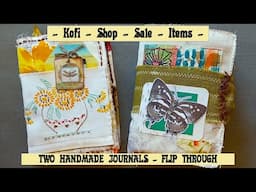 Kofi Shop Sale Items - Two Journals - Flip Through - #createdbycatherine