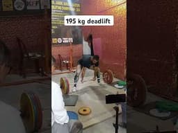 195kg deadlift on west bengal state Powerlifting compitition