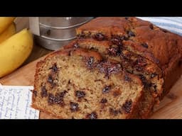 Chocolate Chip Banana Bread Recipe 🍌🍫