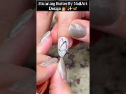 Cute butterfly NailArt Design 💅✨💖🦋 #shorts #nailart #naildesign #diynails #nailtutorial #nailinspo