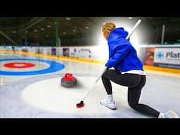 WIJ SPELEN EEN POTJE CURLING EN HET IS HILARISCH! 😂 #4190 #4191