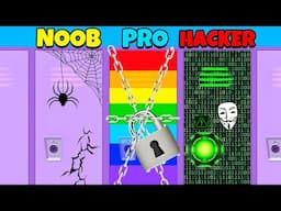 NOOB vs PRO vs HACKER - DIY Locker 3D