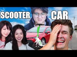 Streamers React To Michael Reeves - "Car Out Of Scooters"