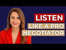 Mastering 5D Listening for Negotiation Success | Advice from Lousin Mehrabi, Professional Negotiator