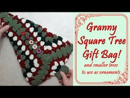 CROCHET: Granny Square Christmas Tree ~ 3 Ways!