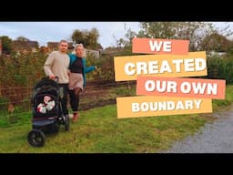 How We Built a Cheap and Creative Allotment Boundary Line!