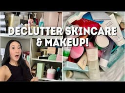 DECLUTTERING.. My Entire Skincare & Makeup Collection!