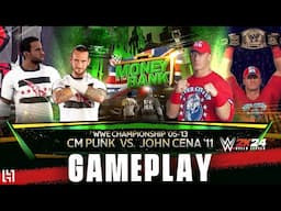 WWE 2K24 - CM Punk vs John Cena - MITB 2011 - WWE Championship Match - PS5 Gameplay