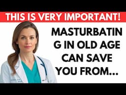 If you are old and masturbate, I have to tell you this…