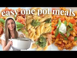 ONE POT DINNERS FOR BUSY MOMS || EASY MOM LIFE MEALS || Taylor Marie Motherhood