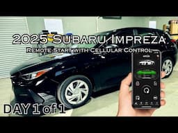 2025 Subaru Impreza Remote Start with Cellular Control