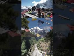 Tibetan prayer flags on a #everestbasecamp trek