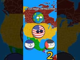 Who is stronger Israel or Palestine🇵🇸⚔️🇮🇱 (epic war) Countries In a Nutshell#countryballs #world