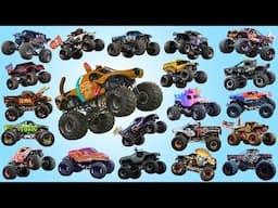 Police Monster Truck, Scooby Doo Monster Truck, Spider Man Monster Truck   | Monster Jam Collections