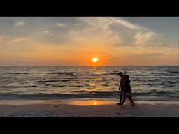 Enjoy Sunset at the Beach on a Beautiful Tuesday Evening at Delnor-Wiggins in North Naples, Florida