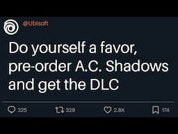 Ubisoft tries hyping up Assassin's Creed Shadows, fails instantly