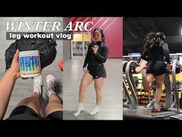 sprints + quads,  raw workout vlog | Winter Arc Ep. 6