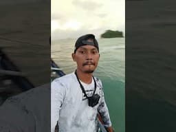 Ketipu setatus Teman dikira laut teduh ternyata bergelombang #shortvideo #fishing