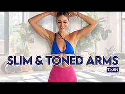 7 min Intense Arm Workout with Dumbbells at Home | Pilates & Strength