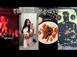 Vlogmas Days 🤍|| latto concert, building ginger bread houses, out to eat, shooting