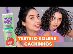 TESTEI O CREME CACHINHOS DA KOLENE: SERÁ QUE REALMENTE DEFINE O CABELO CACHEADO? | JULIANA LOUISE