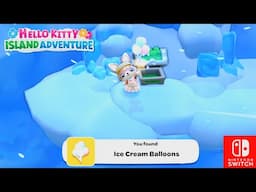 Hello Kitty Island Adventure Switch: Exploring Icy Peak & Find Balloon Colorful!