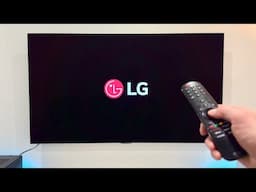 LG TV, how to ENABLE start up & shut down, jingle sound!