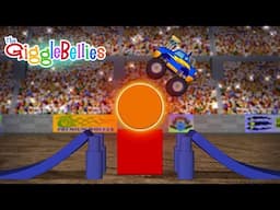 Shapes and Colors with Monster Trucks | Nursery Rhymes - GiggleBellies