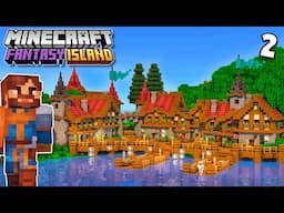 I Built A WORKING Fishing Dock! | Fantasy Minecraft | Episode 2