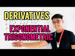 DERIVATIVES of EXPONENTIAL and TRIGONOMETRIC FUNCTIONS | BASIC CALCULUS | SENIOR HIGH|JUDD HERNANDEZ