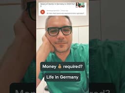 How much money to take in blocked account for PG in Germany after MBBS 2024?