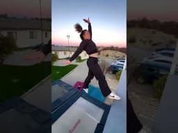 trampoline wall tricks