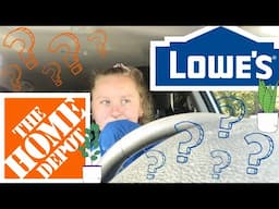 HOUSE PLANT SHOPPING AT LOWES and THE HOME DEPOT + HAUL!! WHATS IN STOCK?