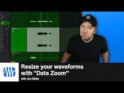 How to Resize Waveforms with Data Zoom in Studio One Pro | PreSonus