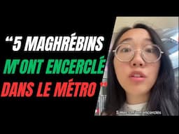 CETTE ASIATIQUE EST EN PANIQUE CAR ELLE S'EST FAIT ENCERCLER PAR CINQ INGÉNIEURS DANS LE MÉTRO