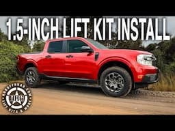 How to lift the 22+ Ford Maverick 2.0L 1.5 inches with the HRG Offroad lift kit!