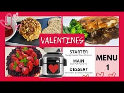 VALENTINES MEAL **MENU 1** | NINJA FOODI Recipes for your loved one this Valentine's Day