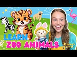 Learn Zoo Animals For Kids with Ms Lily | Toddler Learning | Educational Videos for Kids